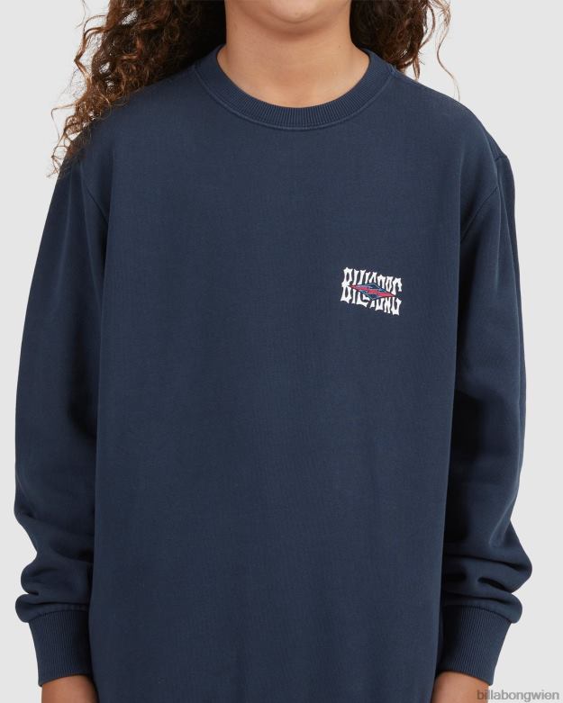 Billabong Clothing 00V681117 | Billabong Shadow Diamond Rundhals-Sweatshirt Marine Jungs
