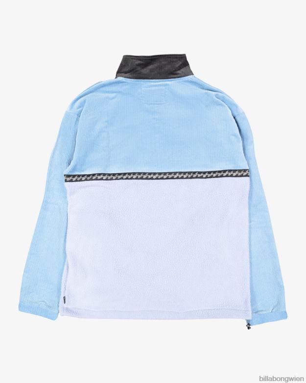 Billabong Clothing 00V681123 | Billabong Space Cow-Pullover mit halbem Reißverschluss staubiges Blau Jungs