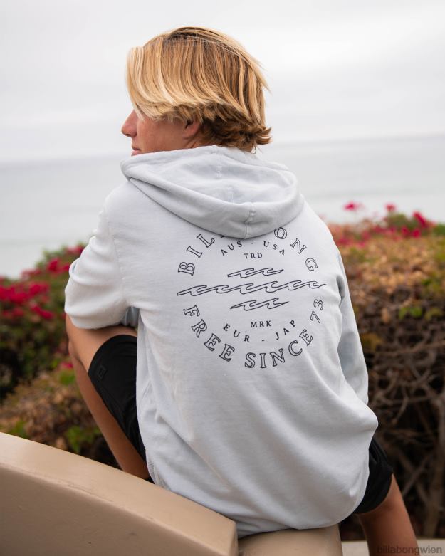 Billabong Clothing 00V681133 | Billabong Big Wave Dan Pullover Hoodie rauchblau Jungs
