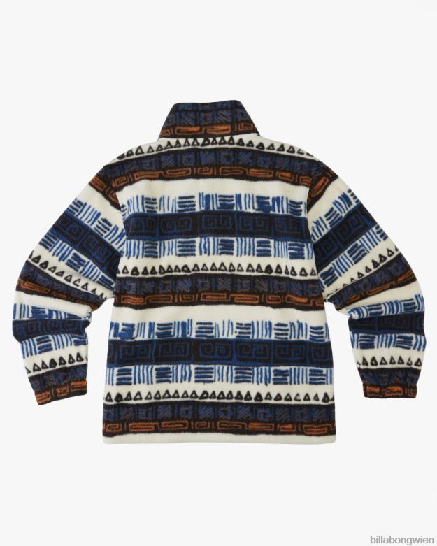 Billabong Clothing 00V681146 | Billabong Boundary-Fleecepullover mit Stehkragen bleichen Jungs