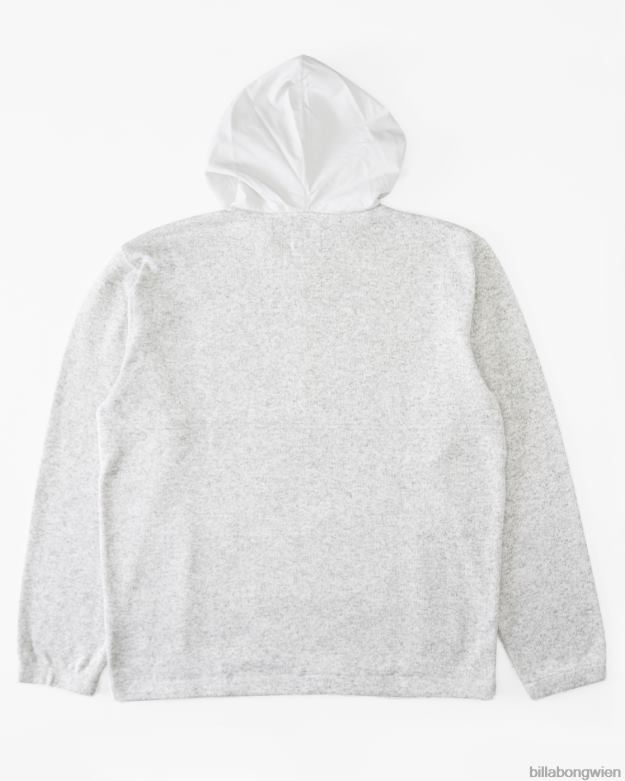 Billabong Clothing 00V68256 | Billabong Boundary-Kapuzenfleece mit halbem Reißverschluss graues Heidekraut Jungs