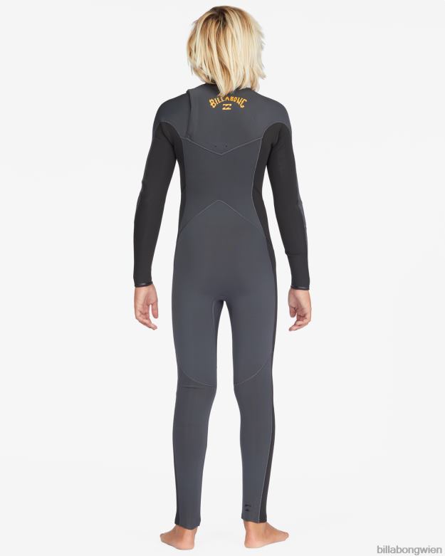 Billabong Clothing 00V681000 | Billabong 4/3-Neoprenanzug mit absolutem Brustreißverschluss Graphit Jungs