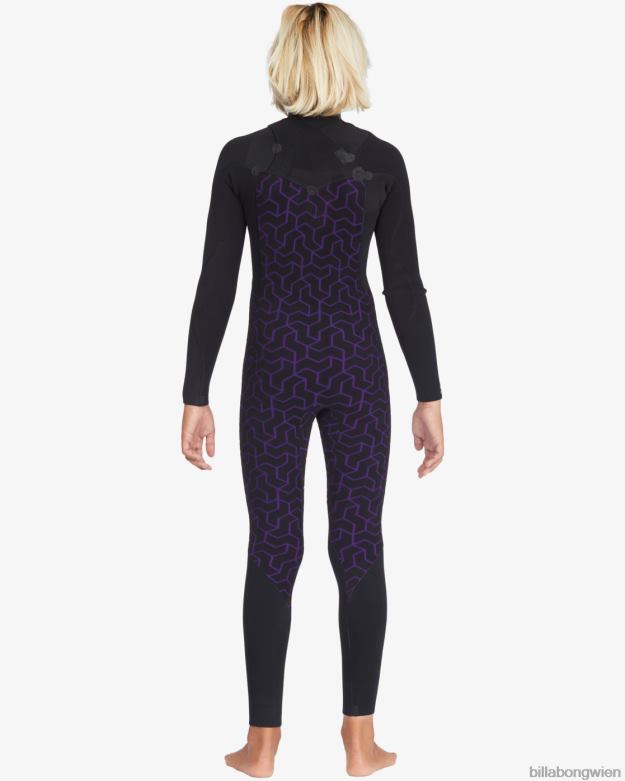 Billabong Clothing 00V681129 | Billabong 4/3 Ofenkomplett-Neoprenanzug mit Brustreißverschluss Marine Jungs