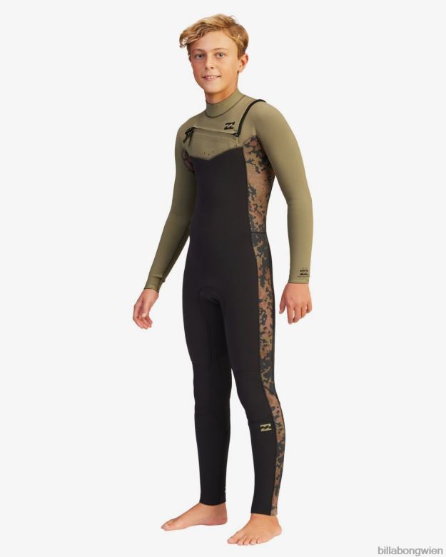 Billabong Clothing 00V681135 | Billabong Vollständiger 4/3-Revolution-Neoprenanzug Militär Jungs