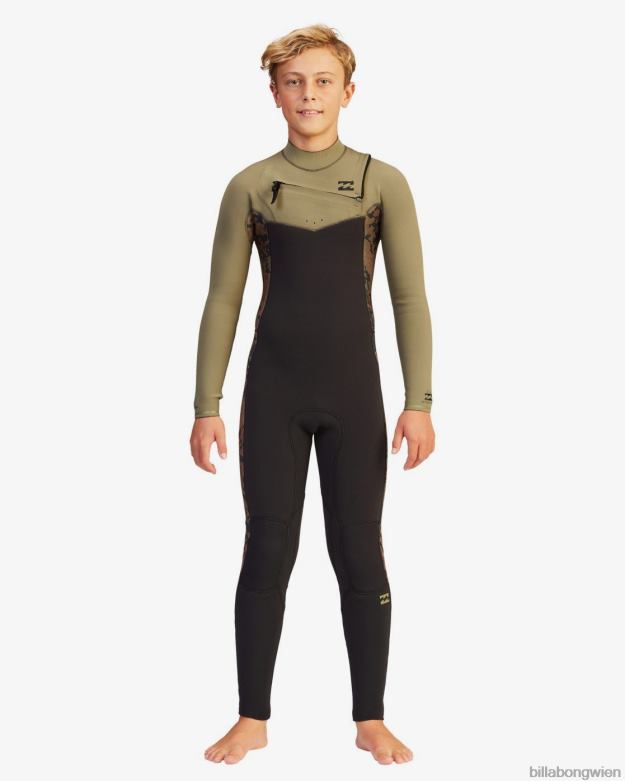 Billabong Clothing 00V681135 | Billabong Vollständiger 4/3-Revolution-Neoprenanzug Militär Jungs