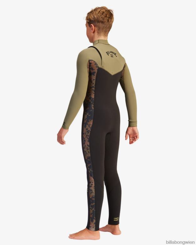 Billabong Clothing 00V681135 | Billabong Vollständiger 4/3-Revolution-Neoprenanzug Militär Jungs