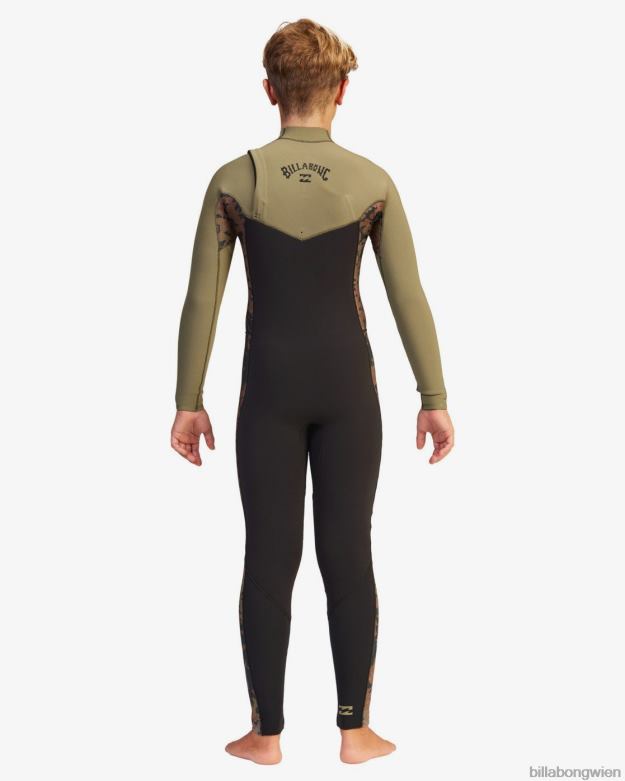 Billabong Clothing 00V681135 | Billabong Vollständiger 4/3-Revolution-Neoprenanzug Militär Jungs