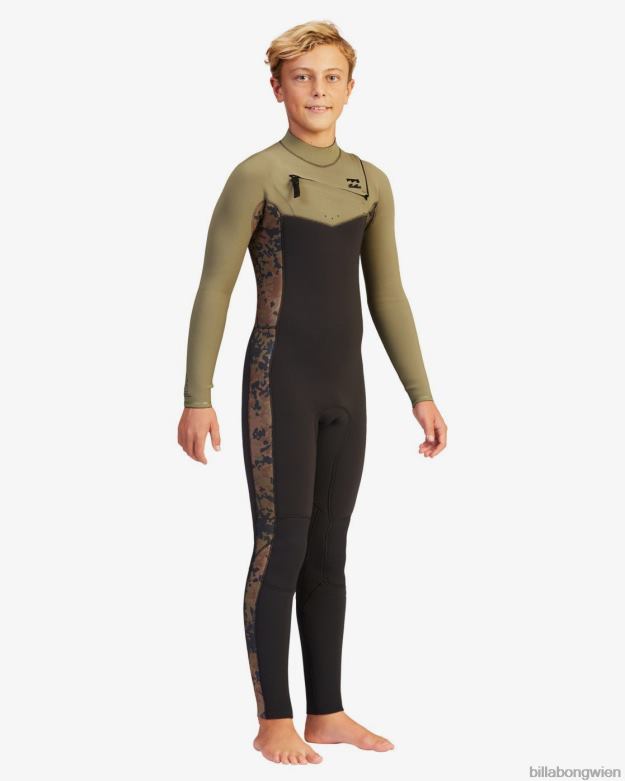 Billabong Clothing 00V681135 | Billabong Vollständiger 4/3-Revolution-Neoprenanzug Militär Jungs