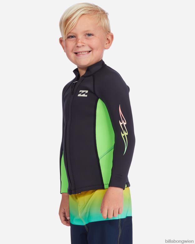 Billabong Clothing 00V681136 | Billabong (2-7) 1/1 mm absolute Neoprenanzugjacke neongrün Jungs
