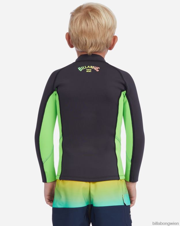 Billabong Clothing 00V681136 | Billabong (2-7) 1/1 mm absolute Neoprenanzugjacke neongrün Jungs
