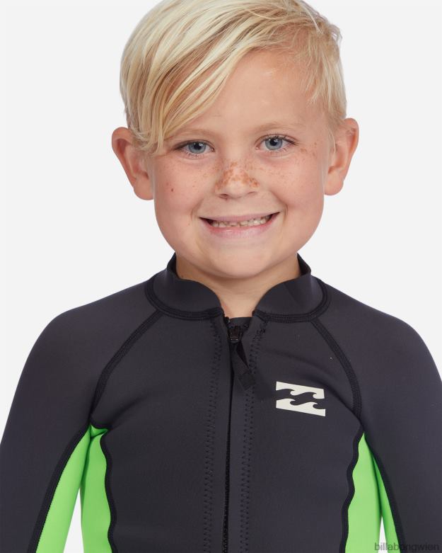 Billabong Clothing 00V681136 | Billabong (2-7) 1/1 mm absolute Neoprenanzugjacke neongrün Jungs