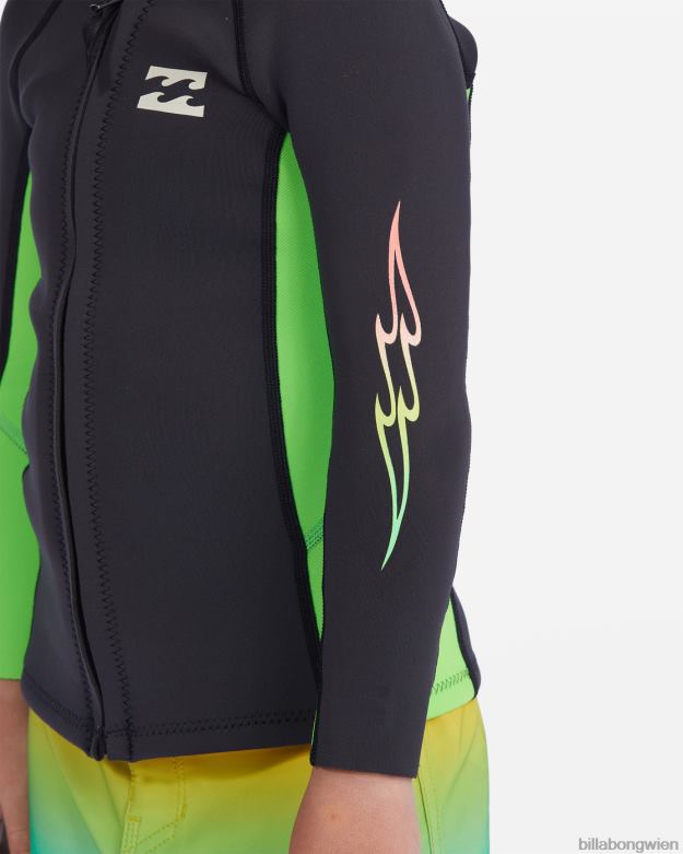 Billabong Clothing 00V681136 | Billabong (2-7) 1/1 mm absolute Neoprenanzugjacke neongrün Jungs