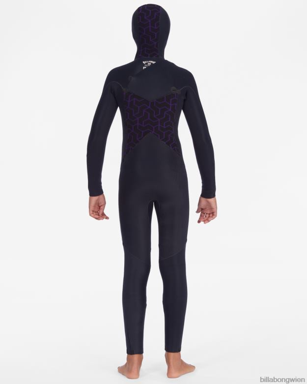 Billabong Clothing 00V68909 | Billabong Neoprenanzug mit Kapuze und 5/4-Absolutem-Brustreißverschluss Militär Jungs