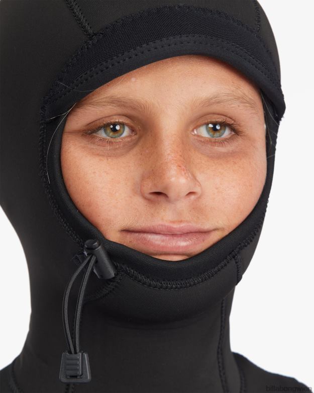 Billabong Clothing 00V68909 | Billabong Neoprenanzug mit Kapuze und 5/4-Absolutem-Brustreißverschluss Militär Jungs