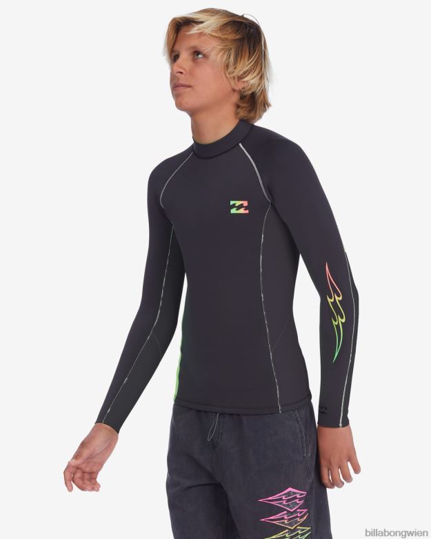 Billabong Clothing 00V68975 | Billabong 2/2 mm Wechsel-Neoprenanzugjacke neongrün Jungs