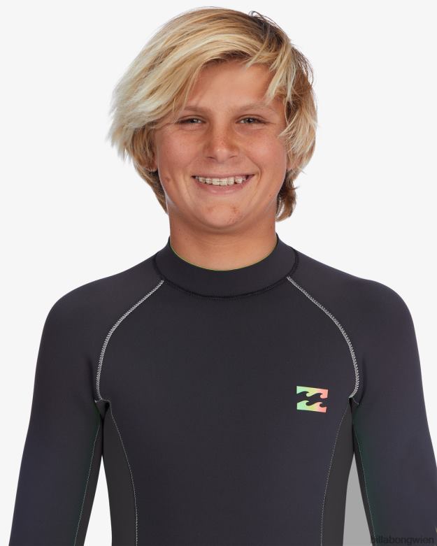 Billabong Clothing 00V68975 | Billabong 2/2 mm Wechsel-Neoprenanzugjacke neongrün Jungs