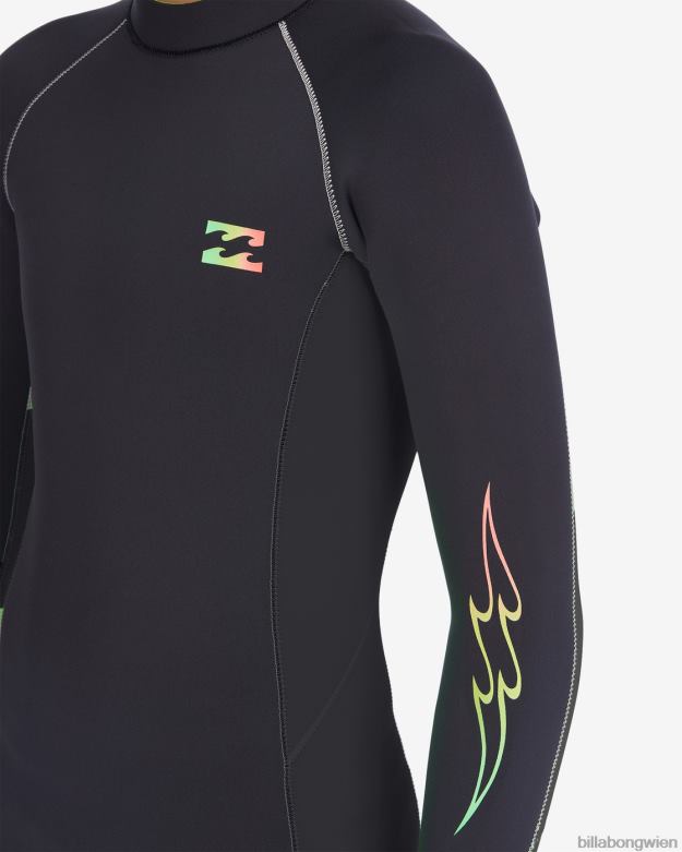 Billabong Clothing 00V68975 | Billabong 2/2 mm Wechsel-Neoprenanzugjacke neongrün Jungs