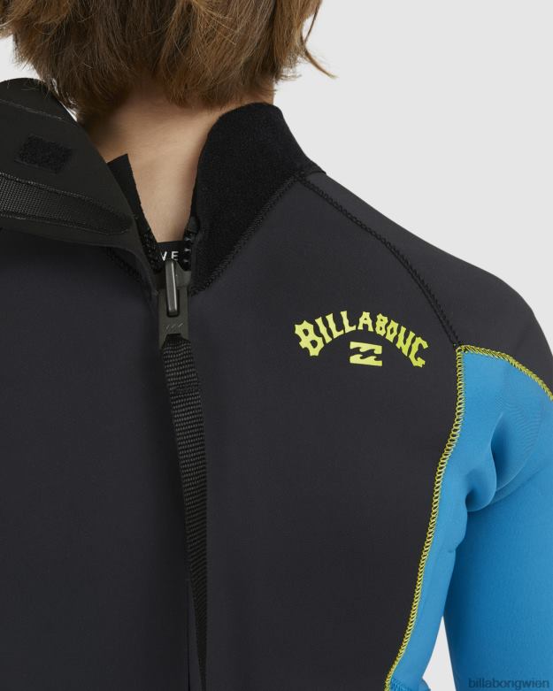 Billabong Clothing 00V68983 | Billabong 3/2 absoluter Neoprenanzug mit Reißverschluss hinten Neonnacht Jungs