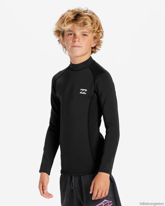 Billabong Clothing 00V68986 | Billabong 1/1 mm absolute Neoprenanzugjacke Schwarz Jungs