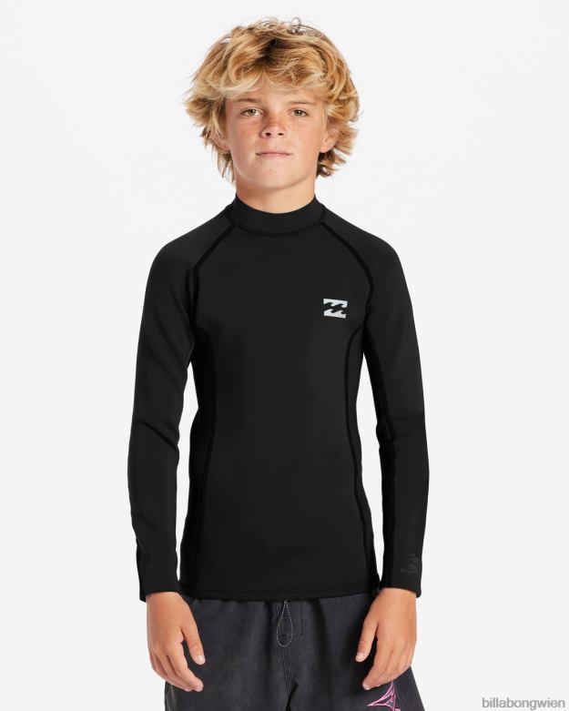 Billabong Clothing 00V68986 | Billabong 1/1 mm absolute Neoprenanzugjacke Schwarz Jungs