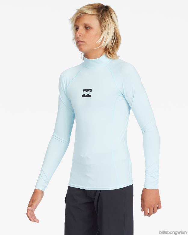 Billabong Clothing 00V68963 | Billabong Langärmliger Rashguard mit Wave-Performance-Passform für den ganzen Tag Küste Jungs