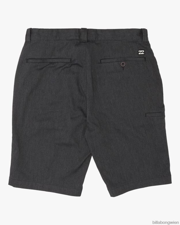 Billabong Clothing 00V681067 | Billabong Carter-Stretch-Shorts schwarze Heide Jungs