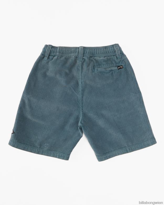 Billabong Clothing 00V68436 | Billabong Larry Cord Shorts aus Cord rauchblau Jungs