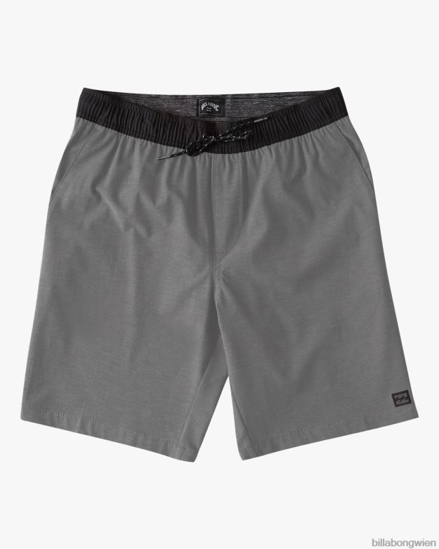 Billabong Clothing 00V68938 | Billabong 2-7 Crossfire elastische Taille Tauchshorts 13'' grau Jungs