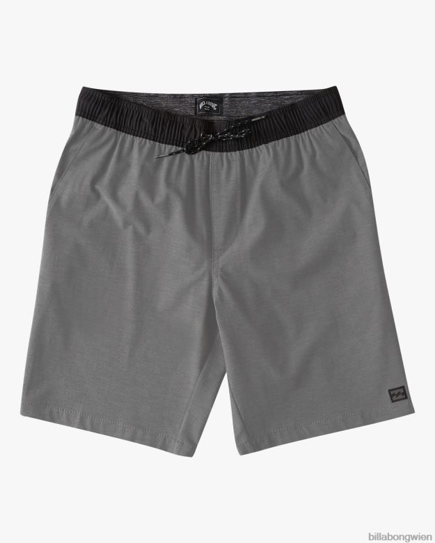 Billabong Clothing 00V68950 | Billabong Crossfire Tauchshorts mit elastischem Bund, 16'' grau Jungs