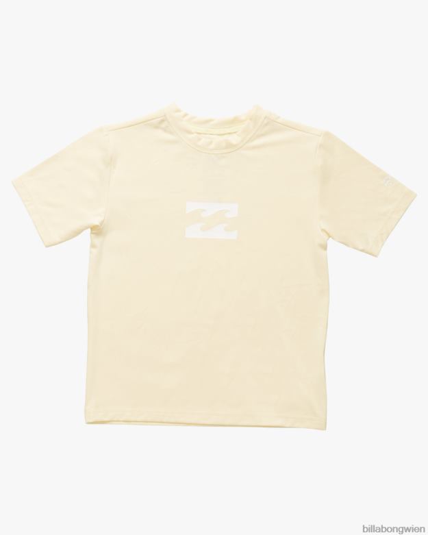 Billabong Clothing 00V681131 | Billabong 2-7 ganztägiges Wave-Surf-T-Shirt mit lockerer Passform und kurzen Ärmeln sanftes Gelb Jungs