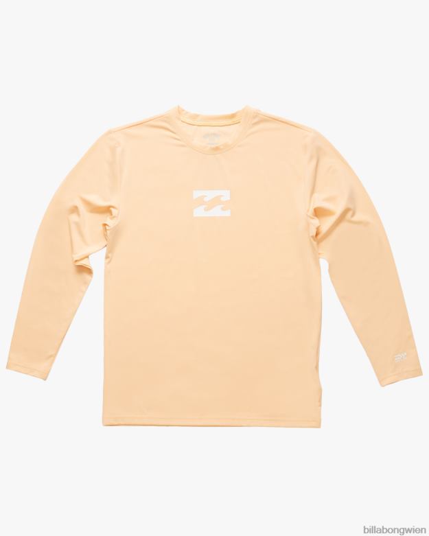 Billabong Clothing 00V681137 | Billabong Ganztägiges Wave-Langarm-Surf-T-Shirt mit lockerer Passform staubige Melone Jungs