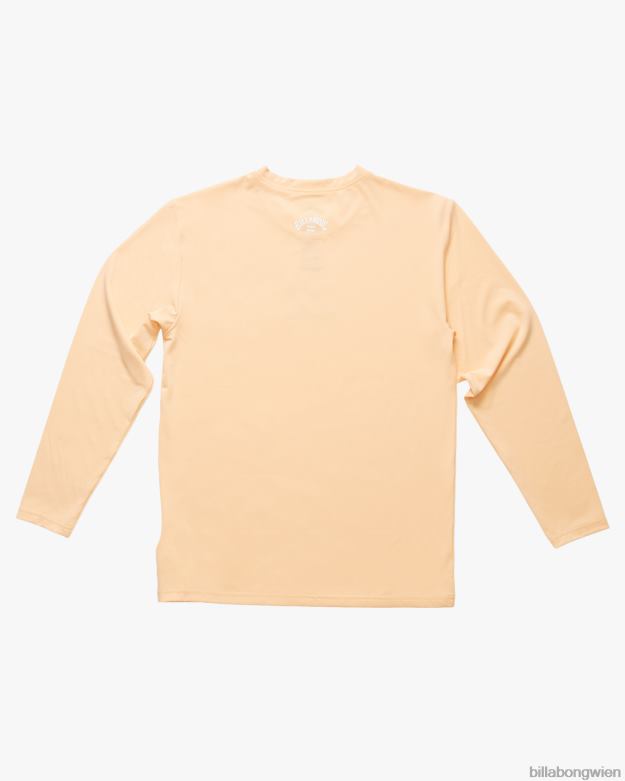 Billabong Clothing 00V681137 | Billabong Ganztägiges Wave-Langarm-Surf-T-Shirt mit lockerer Passform staubige Melone Jungs