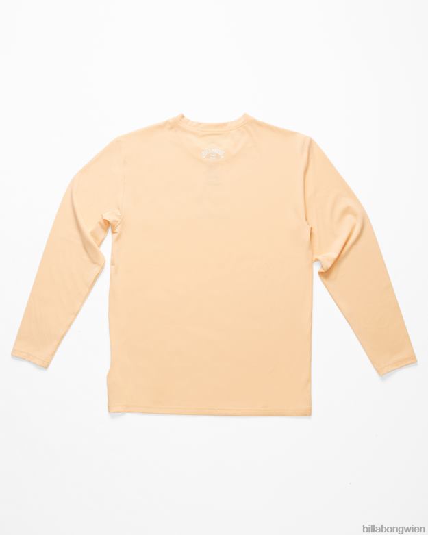 Billabong Clothing 00V681142 | Billabong Ganztägiges Wave-Surf-T-Shirt mit lockerer Passform und kurzen Ärmeln staubige Melone Jungs