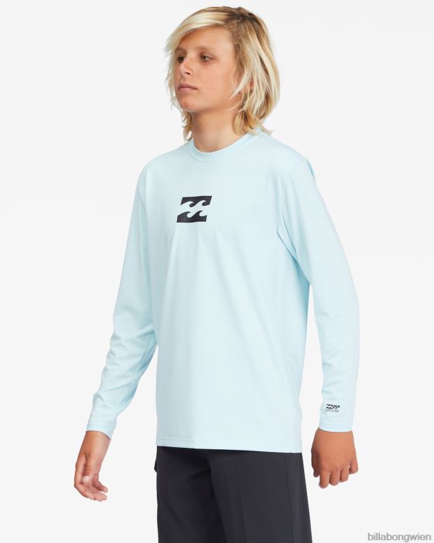Billabong Clothing 00V68945 | Billabong Ganztägiges Wave-Langarm-Surf-T-Shirt mit lockerer Passform Küste Jungs