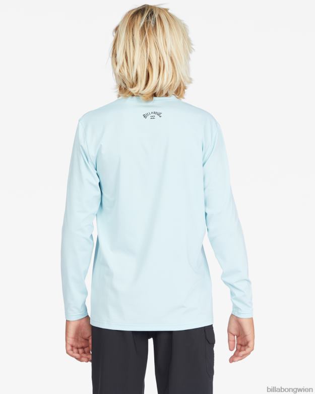 Billabong Clothing 00V68945 | Billabong Ganztägiges Wave-Langarm-Surf-T-Shirt mit lockerer Passform Küste Jungs