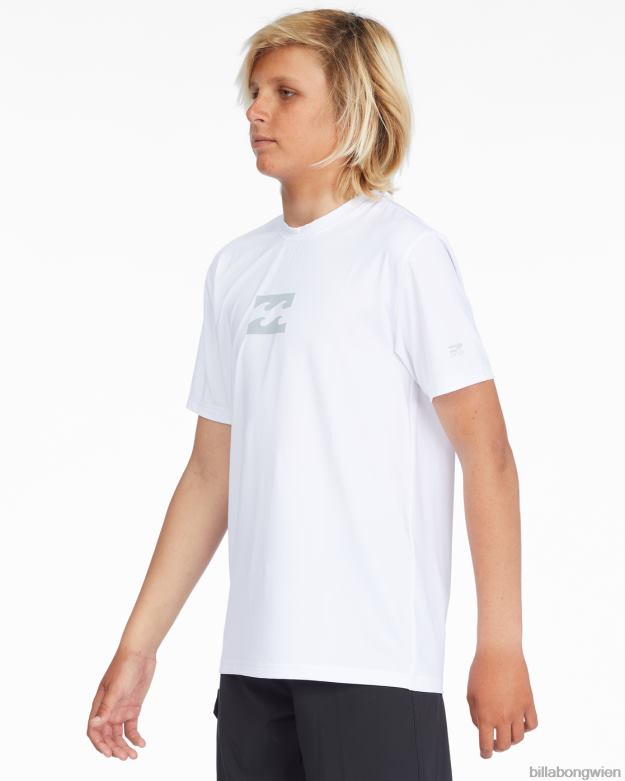 Billabong Clothing 00V68952 | Billabong Ganztägiges Wave-Surf-T-Shirt mit lockerer Passform und kurzen Ärmeln Weiß Jungs