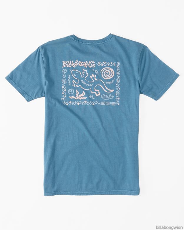 Billabong Clothing 00V681016 | Billabong Reflexionen T-Shirt blaue Lagune Jungs