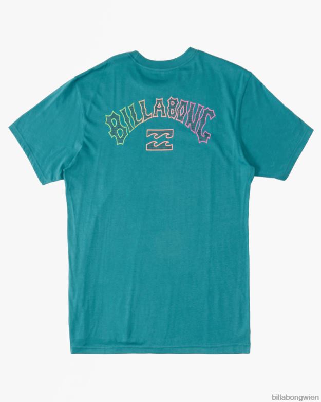 Billabong Clothing 00V681020 | Billabong (2-7) T-Shirt mit Bogenfüllung blaugrün Jungs