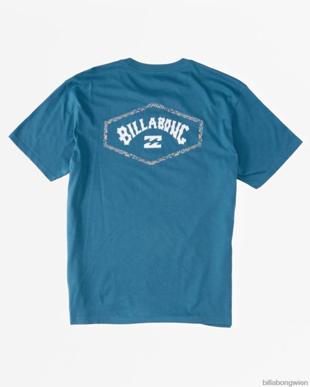 Billabong Clothing 00V681022 | Billabong Exit Arch T-Shirt blaue Lagune Jungs