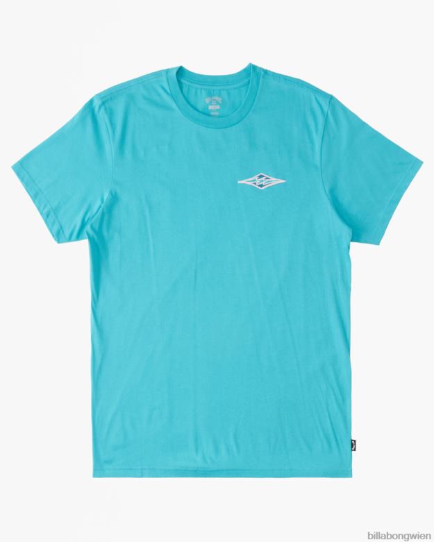 Billabong Clothing 00V681026 | Billabong Buntstift-Wellen-T-Shirt dunkle Minze Jungs