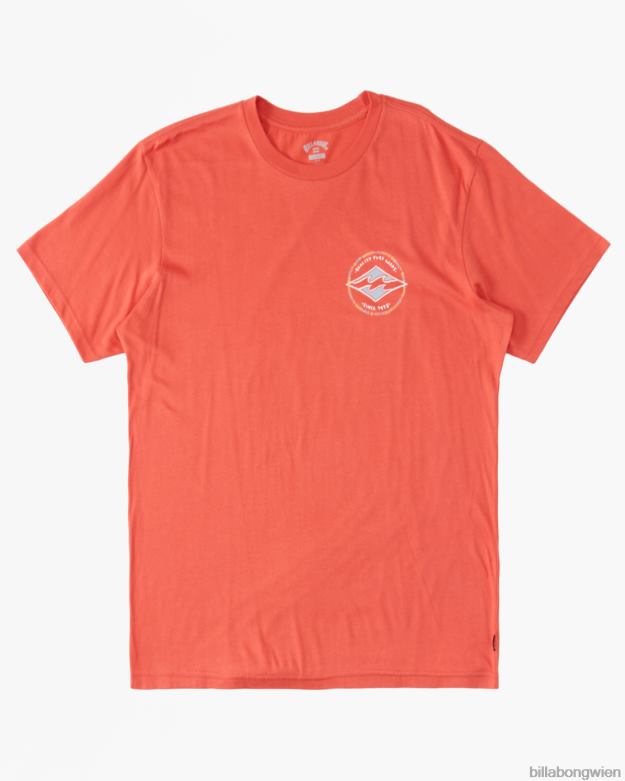 Billabong Clothing 00V681037 | Billabong (2-7) Rotor-Diamant-T-Shirt dunkle Koralle Jungs