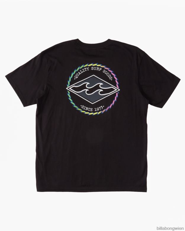 Billabong Clothing 00V681039 | Billabong (2-7) Rotor-Diamant-T-Shirt Schwarz Jungs