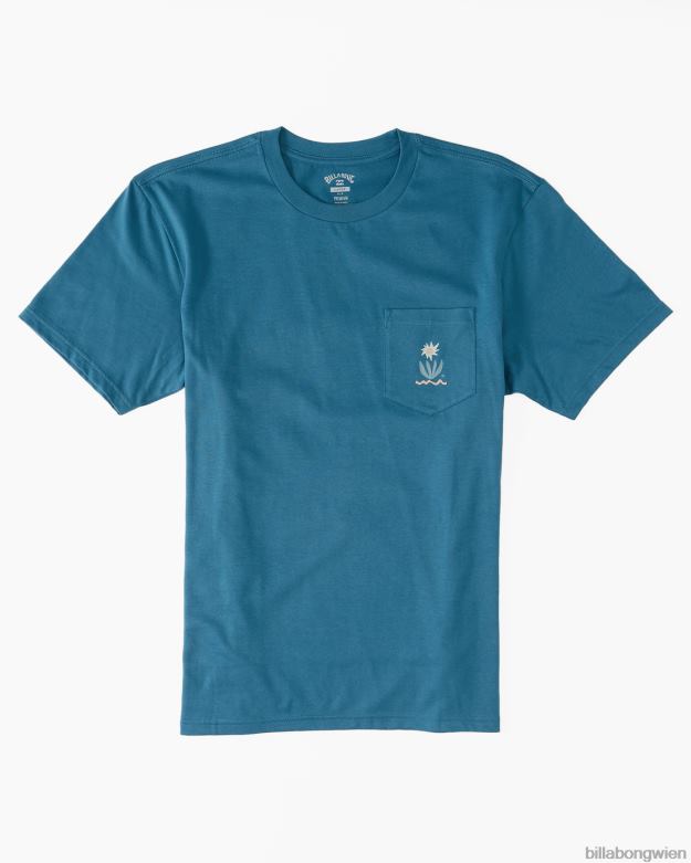 Billabong Clothing 00V681040 | Billabong T-Shirt mit Troppo-Tasche blaue Lagune Jungs