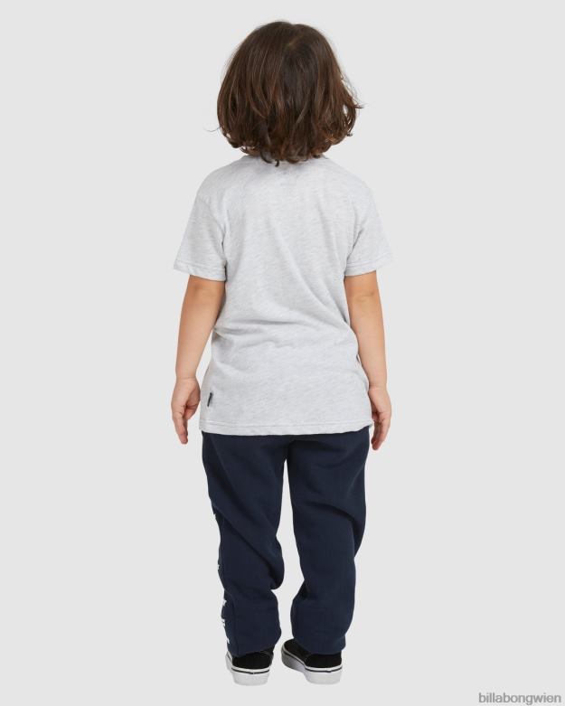 Billabong Clothing 00V681064 | Billabong (2-7) Groms Diamond Wave Kurzarm-T-Shirt hellgraues Heidekraut Jungs