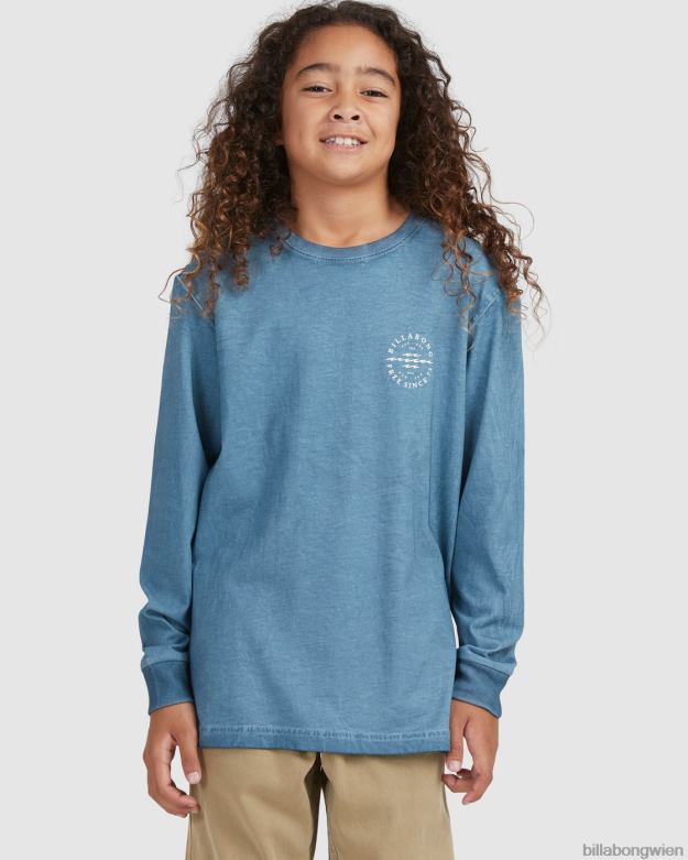 Billabong Clothing 00V681102 | Billabong Big Wave Dan Langarm-T-Shirt rauchblau Jungs
