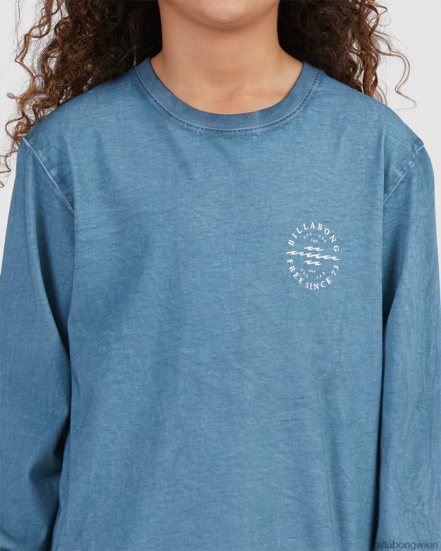 Billabong Clothing 00V681102 | Billabong Big Wave Dan Langarm-T-Shirt rauchblau Jungs
