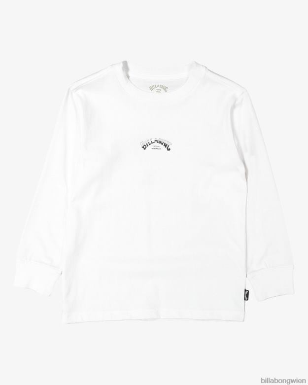 Billabong Clothing 00V681120 | Billabong (2-7) Groms Core Arch Langarm-T-Shirt Weiß Jungs