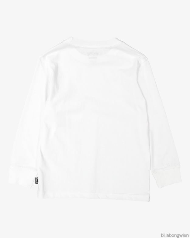 Billabong Clothing 00V681120 | Billabong (2-7) Groms Core Arch Langarm-T-Shirt Weiß Jungs