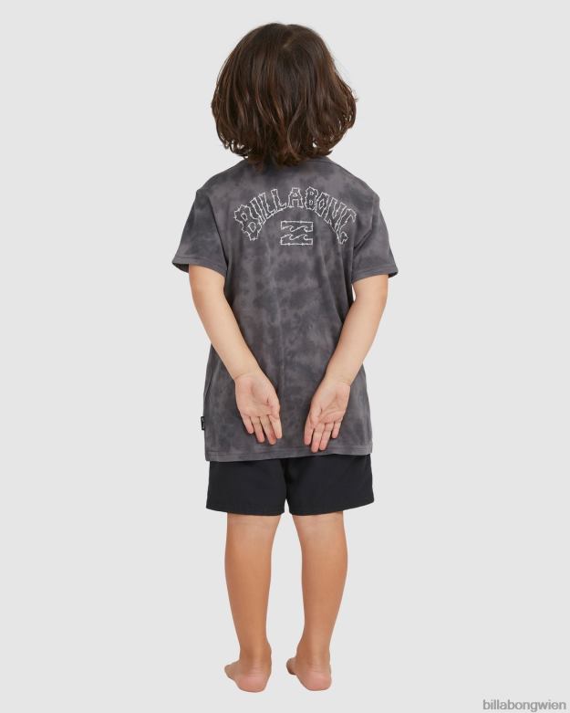 Billabong Clothing 00V681122 | Billabong (2-7) Groms Arch Batik-Kurzarm-T-Shirt Schwarz Jungs