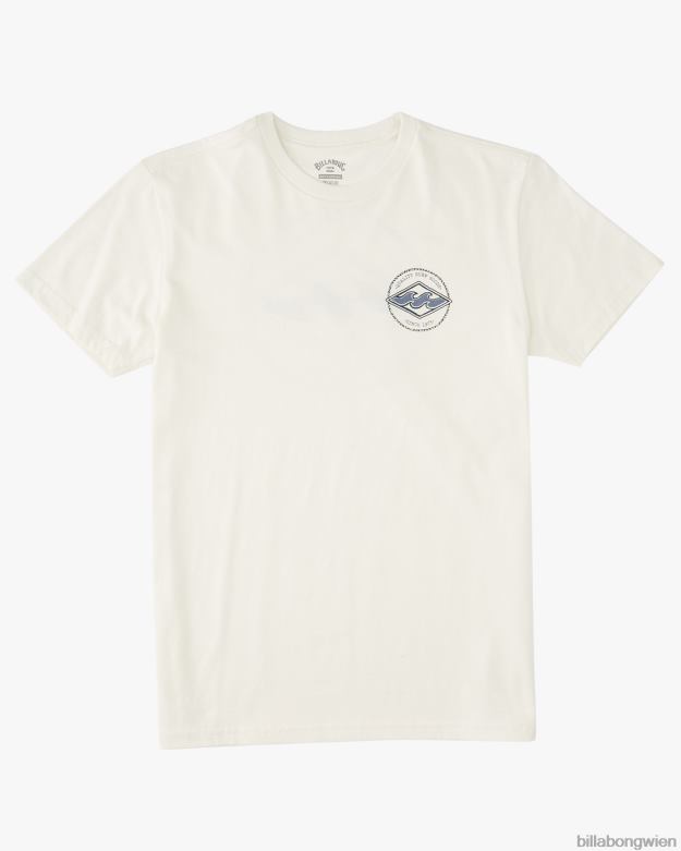 Billabong Clothing 00V68929 | Billabong Rotor Diamond Kurzarm-T-Shirt cremefarben Jungs